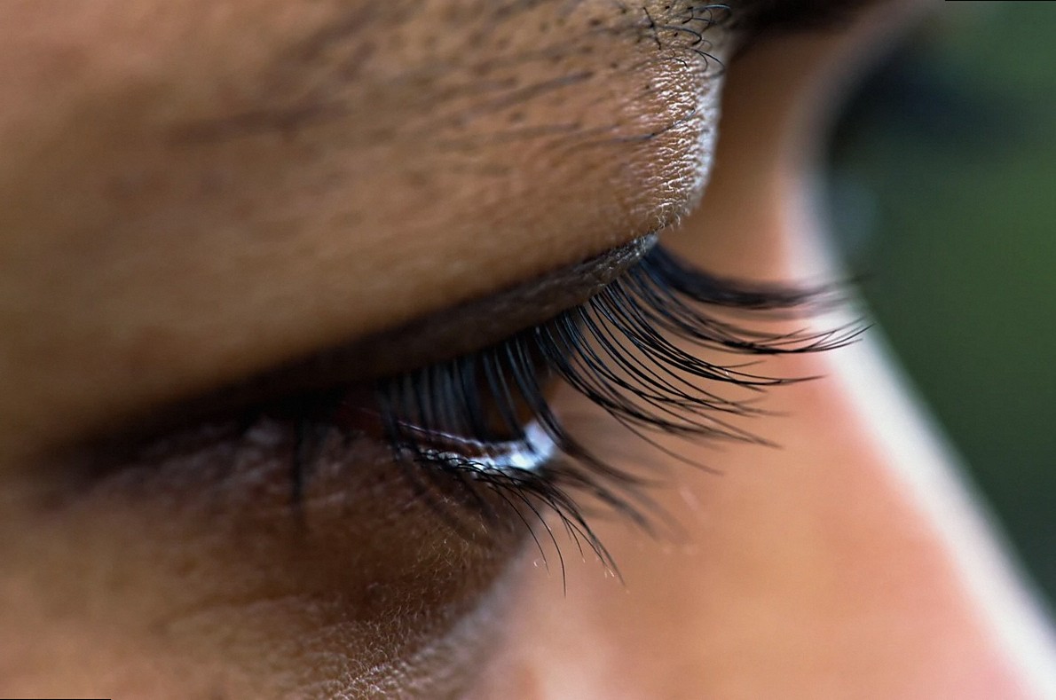 pestañas, ojo, humano, visión, rostro, mujer, primer plano, macro